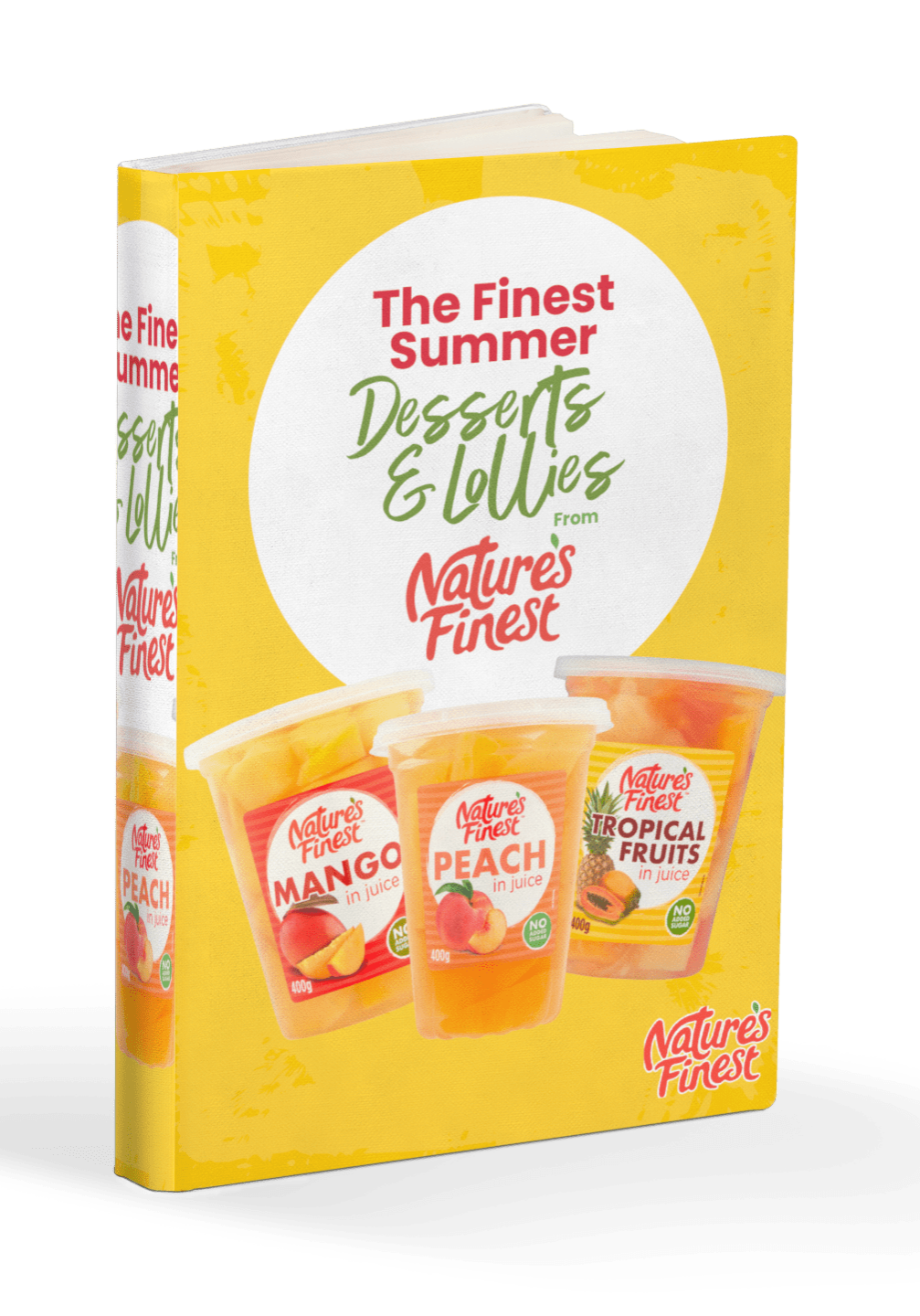 desserts and ice lollies book by Nature's Finest Foods